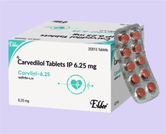 CARVILOL 6.25 TAB 15'S ( Karvedilol 6.250 MG ) Elder tarafından