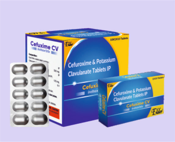 CEFUXIME CV TABLET (500/125MG)* 10'LU (Sefuroksim 500+ Klavulanik Asit 125) Elder'dan