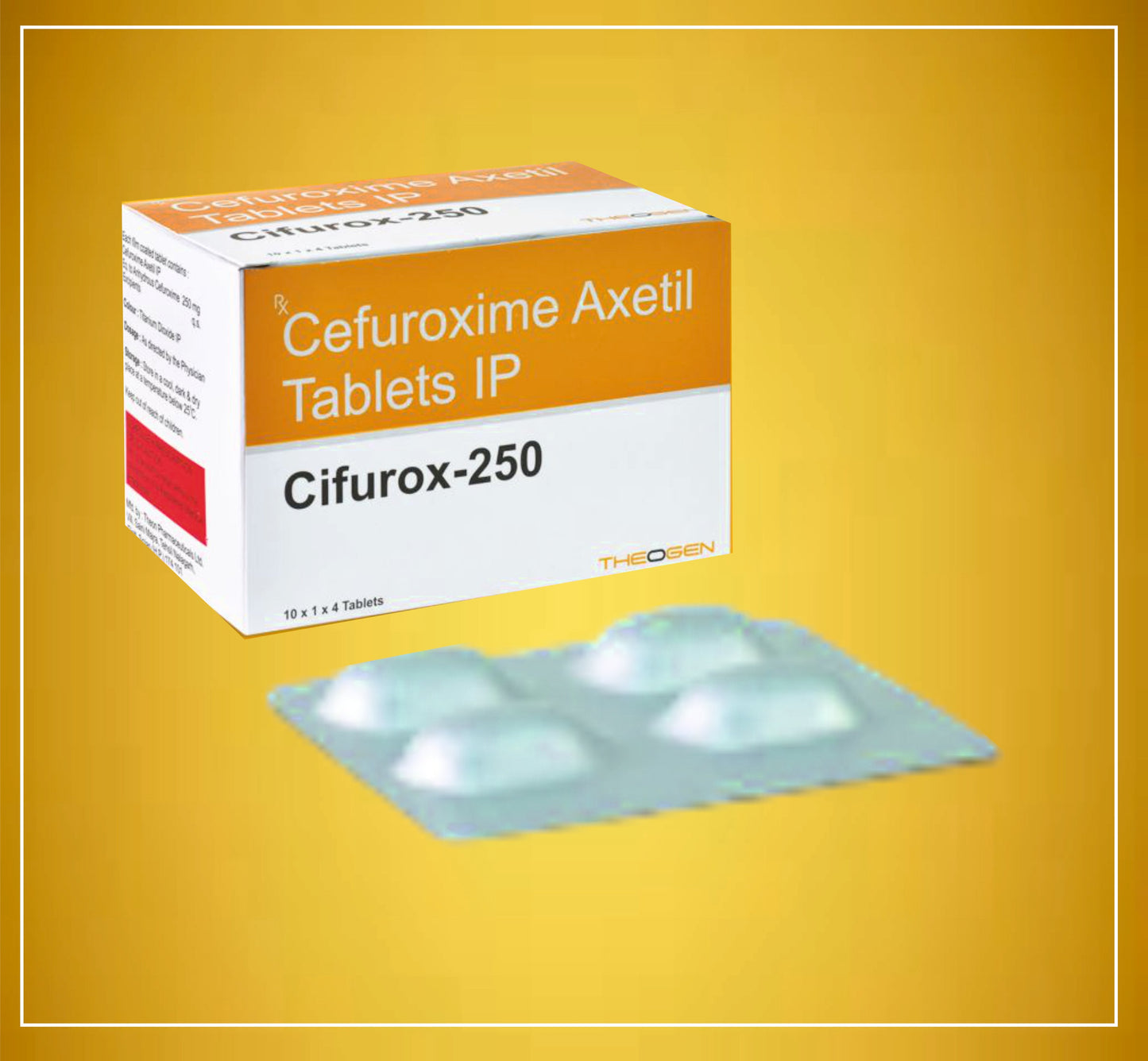 CIFUROX 250 TAB 4'S (Sefuroksim (250Mg)) Theon Tarafından