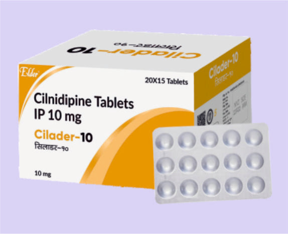 CILADER 10 TABLET 15'LİK (Silnidipin 10mg) Elder firması tarafından