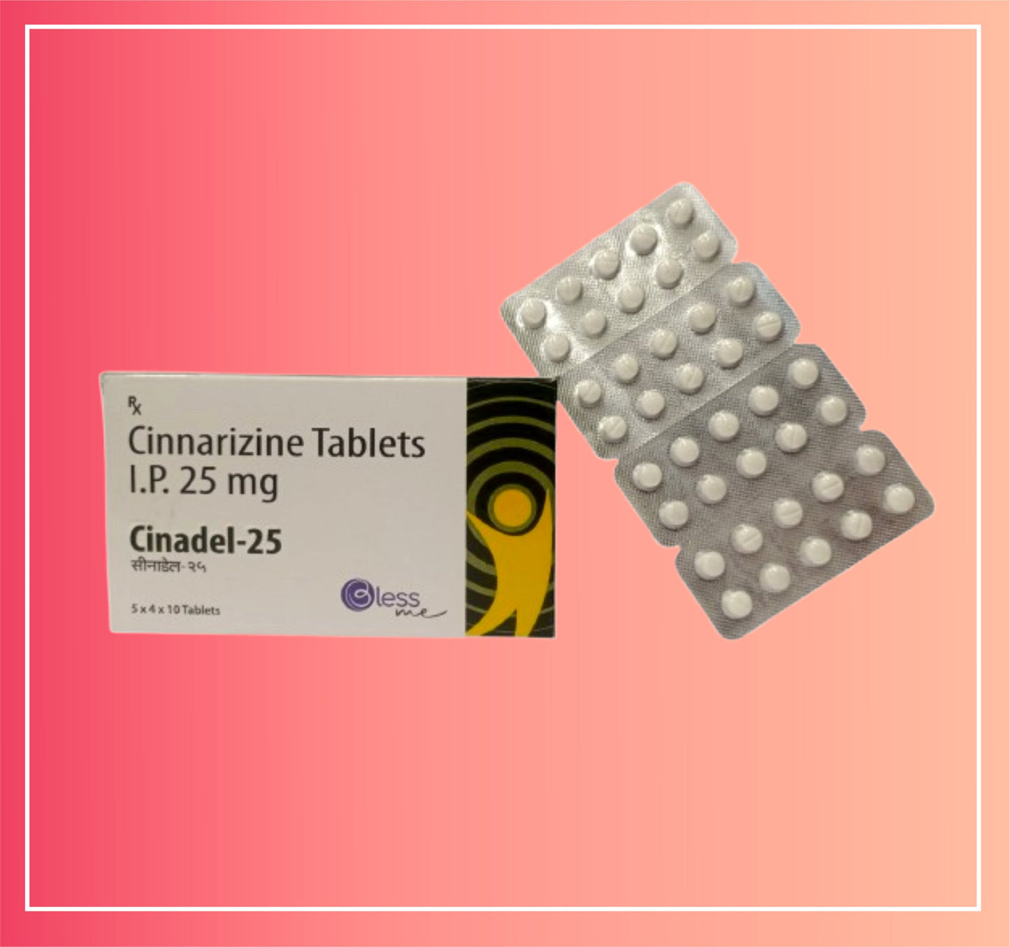 Cinnarizine 25, Dellwich'ten {10 Tabletlik Fiyat} paket halinde
