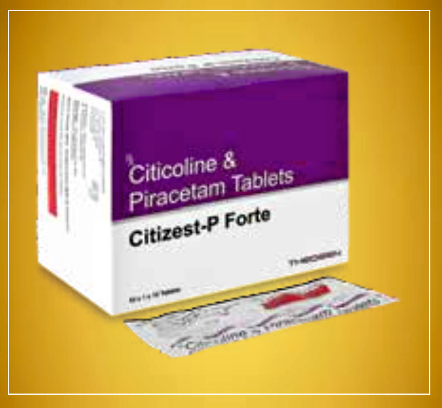 CITIZEST-P FORTE 10'LU (Sitikolin (500mg) + Pirasetam (800mg)) Theon tarafından
