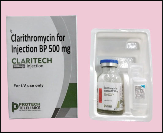 CLARITECH-500 FLAKON (Klaritromisin (500mg)) Protech tarafından