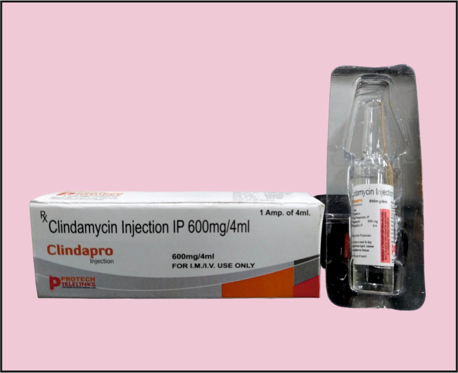 CLINDAPRO-4ML AMP (Klindamisin (600 Mg)) by Protech
