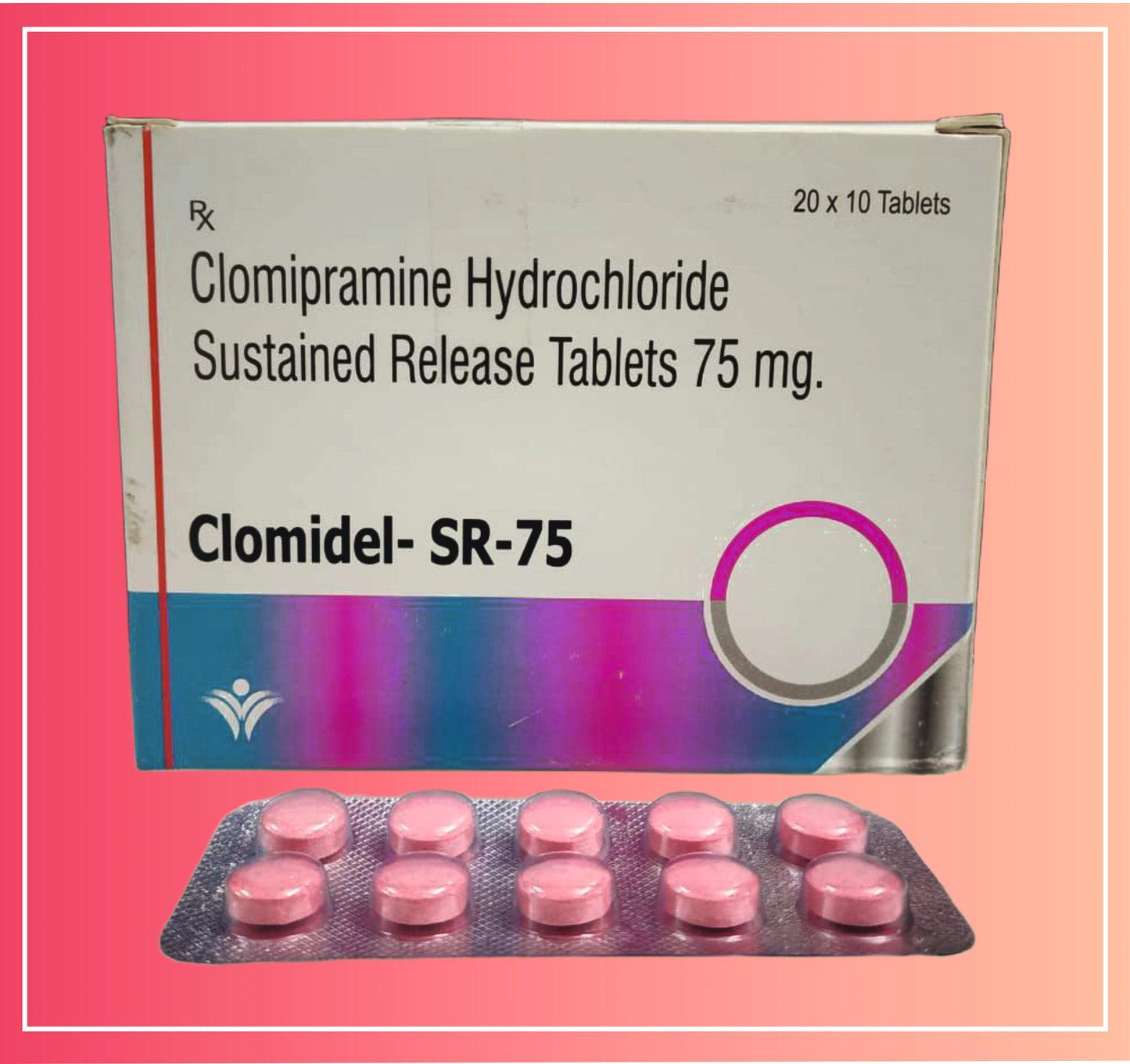 Clomipramine Hcl 75 (SR) {10 Tabletlik Oran} - Dellwich