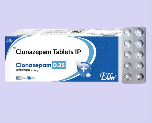 KLONAZEPAM 0.25 TABLET 10'LU (Klonazepam 0.25mg) - Elder