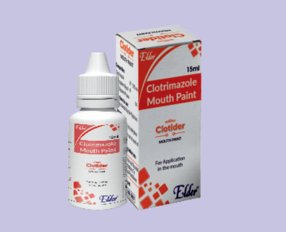 CLOTIDER AĞIZ BOYASI 15ML ( Klotrimazol %1 a/a ) Elder üretimi