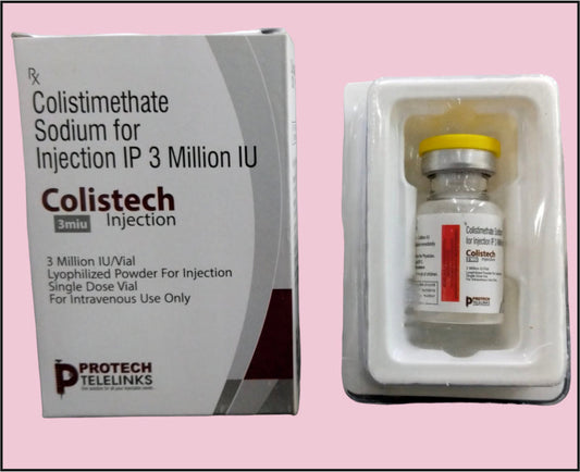 COLISTECH-3 MIU FLAKON (Kolistimetat Sodyum (3 Milyon IU)) Protech tarafından