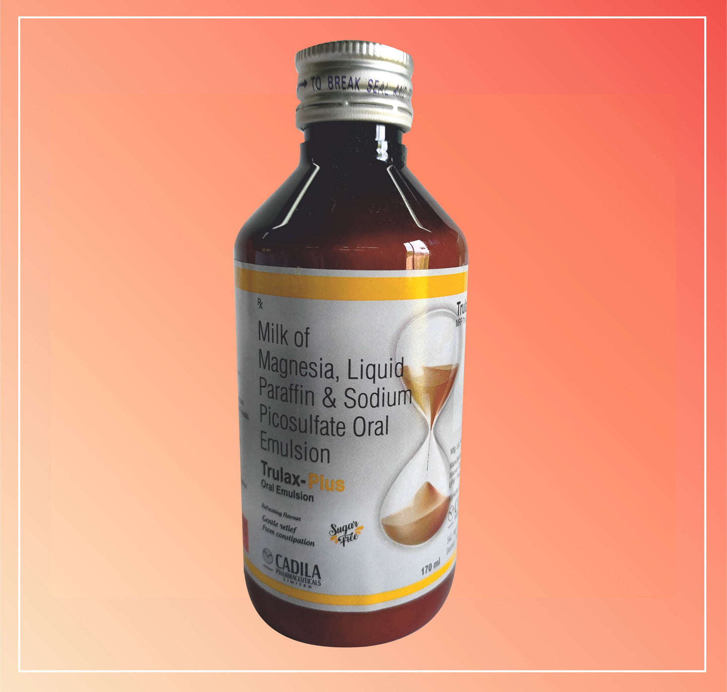 TRULAX  PLUS 170 ML (170ml) Liquid Paraffin 1.25 ml + Milk of Magnesia 3.75 ml + Sodium Picosulfate 3.33 mg
