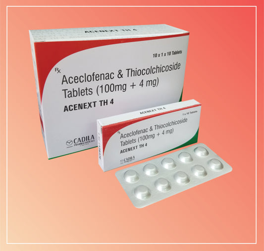 ACENEXT TH 4 TABLET (10x1x10 T) Aseklofenak 100 mg + Tiyokolşikosid 4 mg
