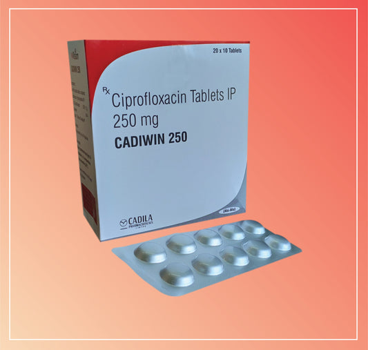 CADIWIN 250 ALU-ALU TAB (20x10 T) Ciprofloxacin 250 mg