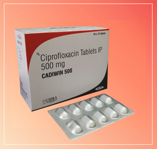 CADIWIN 500 ALU-ALU TAB (20x10 T) Siprofloksasin 500 mg