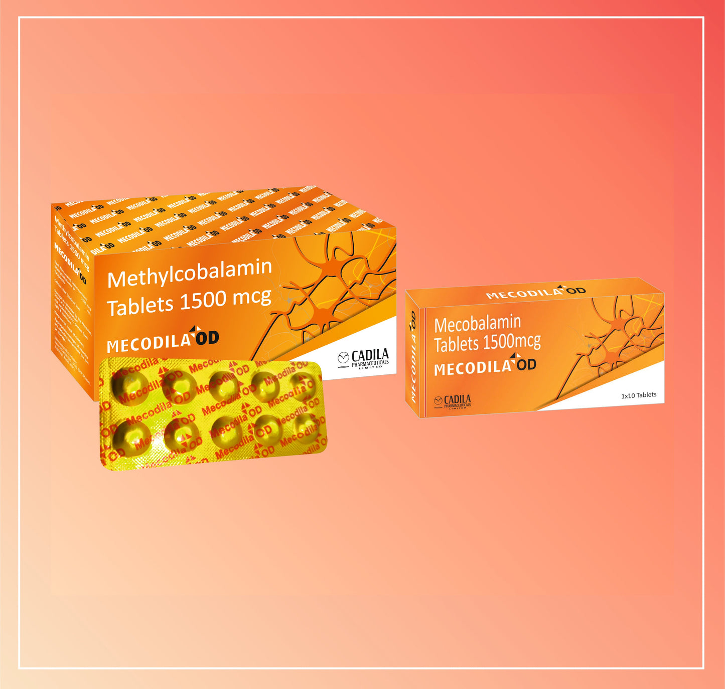 MECODILA OD TAB (15X10 T) Mecobalamin 1500 mcg