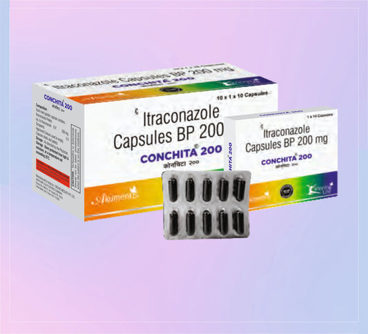 Conchita 200 Kapsül (Bl) 10x1x10 İtrakonazol 200 mg   Akumentis tarafından