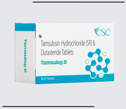 Tamsulag -D  (10x15 )Tamsulosin Hydrochloride(SR) IP 0.4 mg+Dutasteride IP 0.5mg  by CSC
