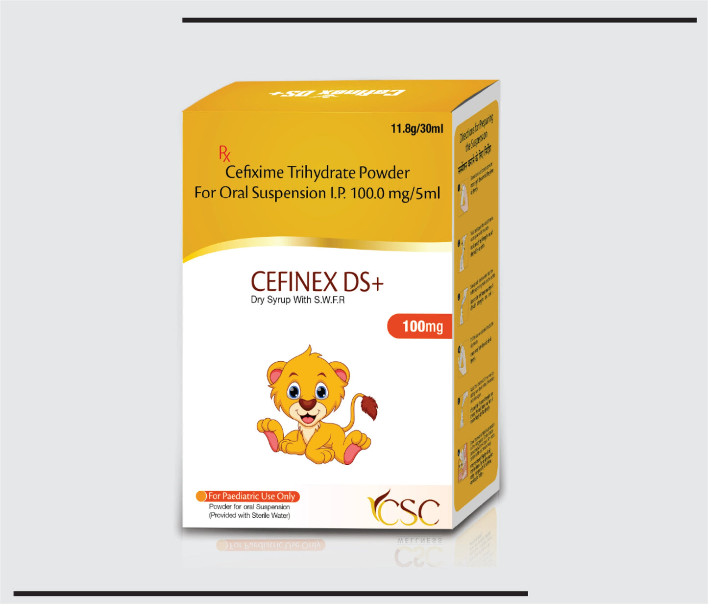 Cefinex DS+ (30 ml) Sefiksim 100mg - CSC