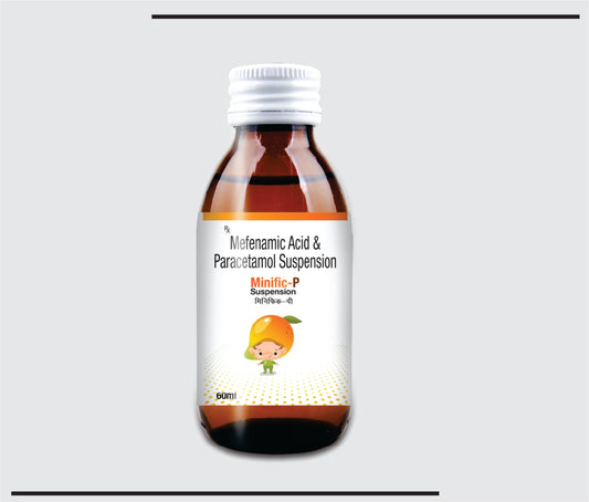 مينيفيك بي (60 مل) حمض الميفيناميك 100 ملجم وباراسيتامول 250 ملجم من سي إس سي