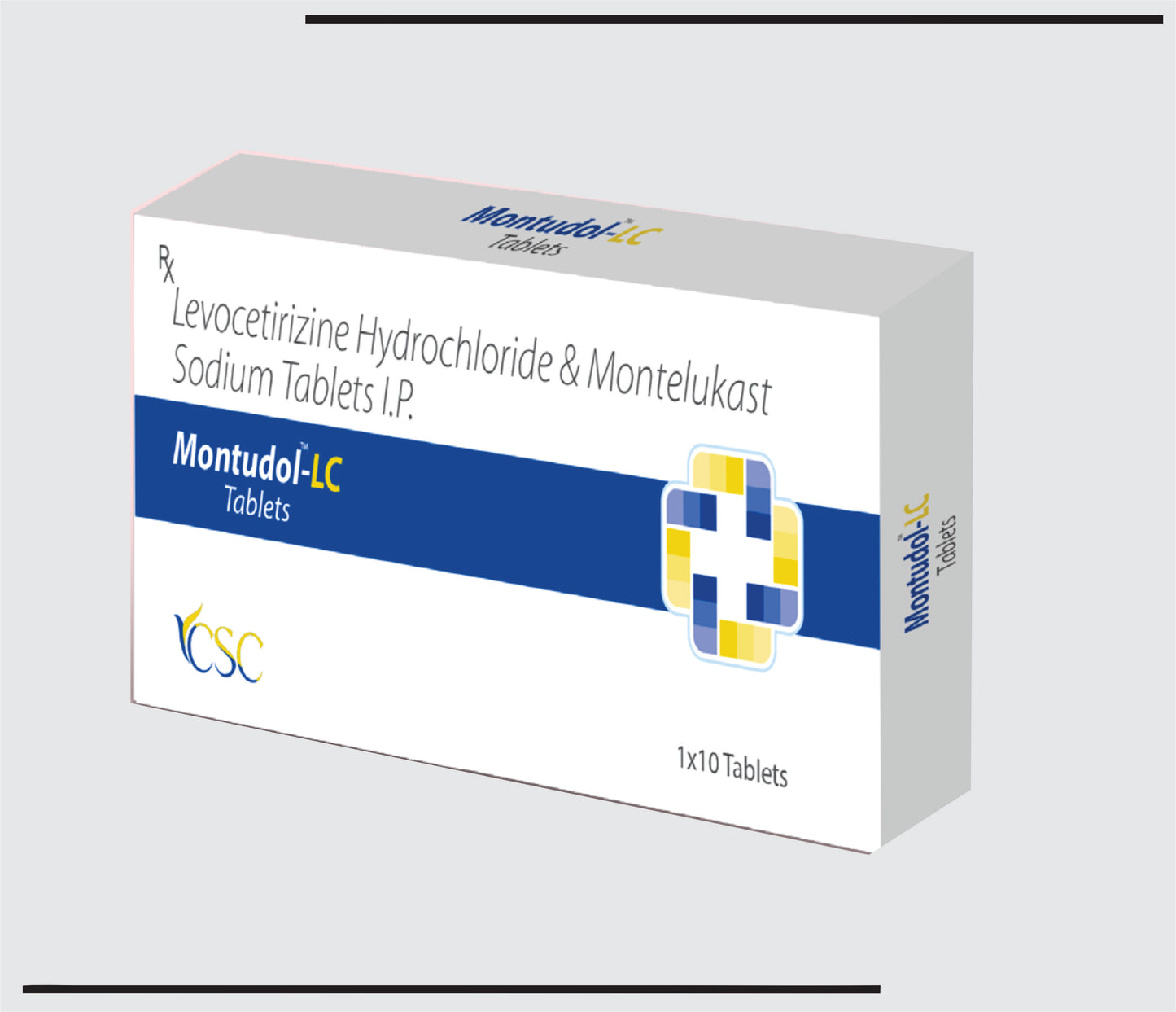 Montudol LC (10x1x10 )Levocetirizine 5mg + Montelukast 10mg  by CSC
