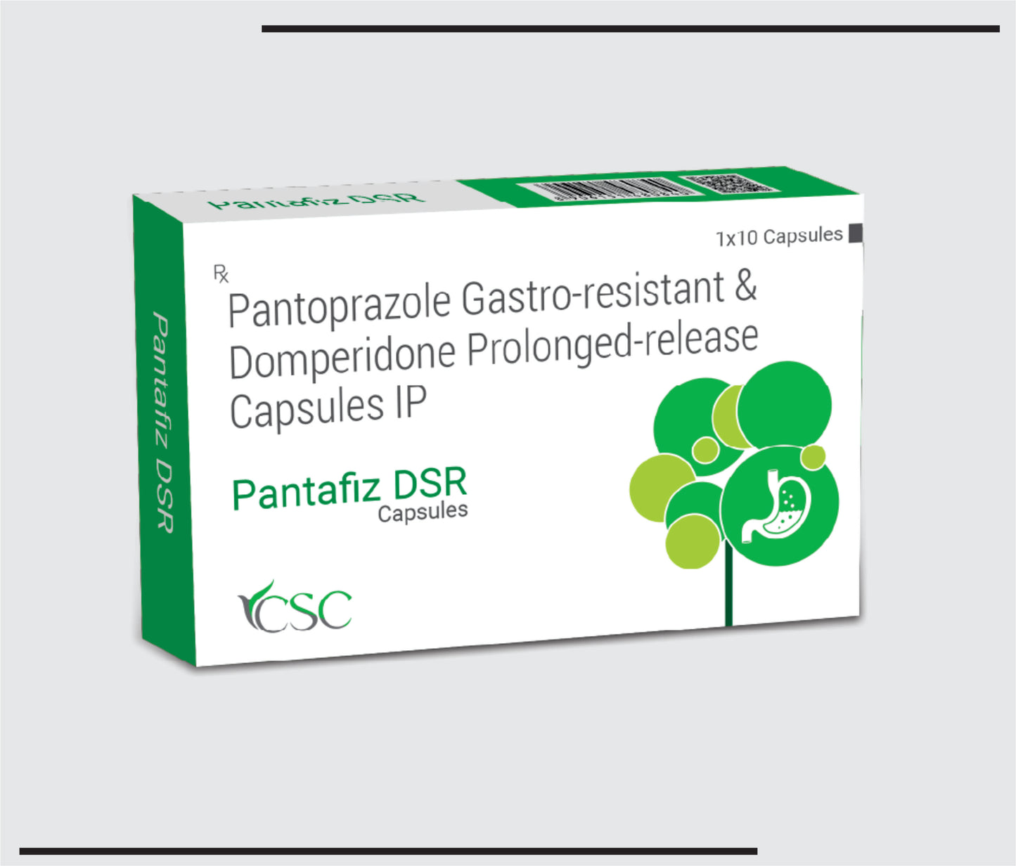 Pantafiz DSR (10x1x10 )Pantoprazole 40 mg + Domperidone30 mg SR  by CSC