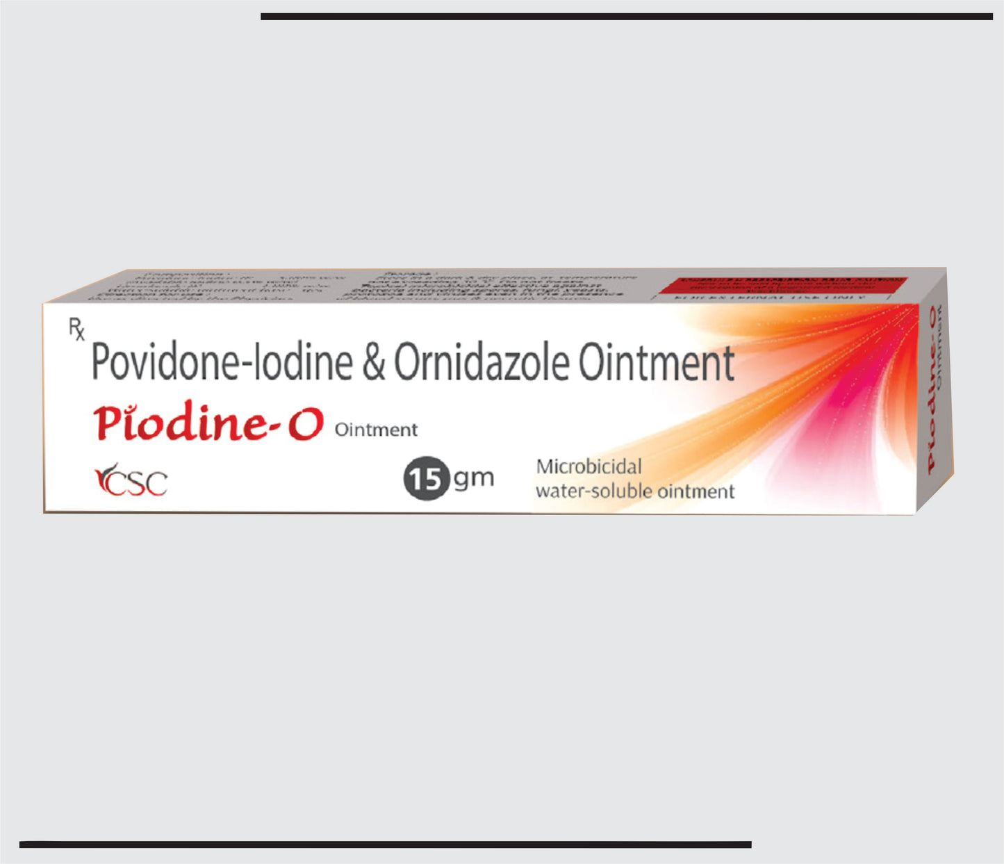 Piodin-O (15g )Povidone Iodine + Ornidazole by CSC