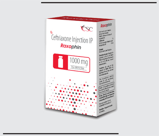 Raxophin (Vial )Ceftriaxone 1g by CSC