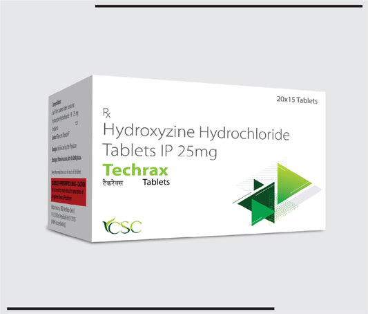 تيكراكس (20x15) أقراص هيدروكسيزين هيدروكلوريد آي.بي. 25 ملغ من سي.إس.سي