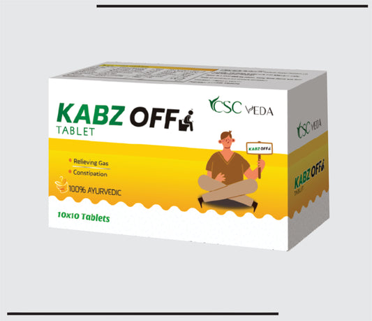Kabz Off Tablet  (10x10 ) Laxative Tablets Relieves Gas & Constipation  by CSC