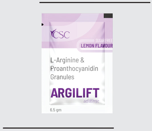 Argilift  (6.5gm  )L-Arginine IP 3 gm +Proanthocyanidin 75 mg by CSC