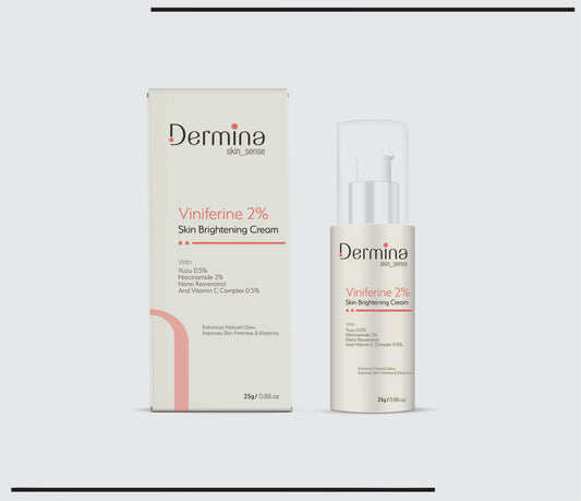 Viniferine 2% SkinBrightening  Cream (25 gm  )Yuzu 0.5%,Niacinamide 2%,Nano Resveratrol and Vit. C Complex 0.5% by CSC