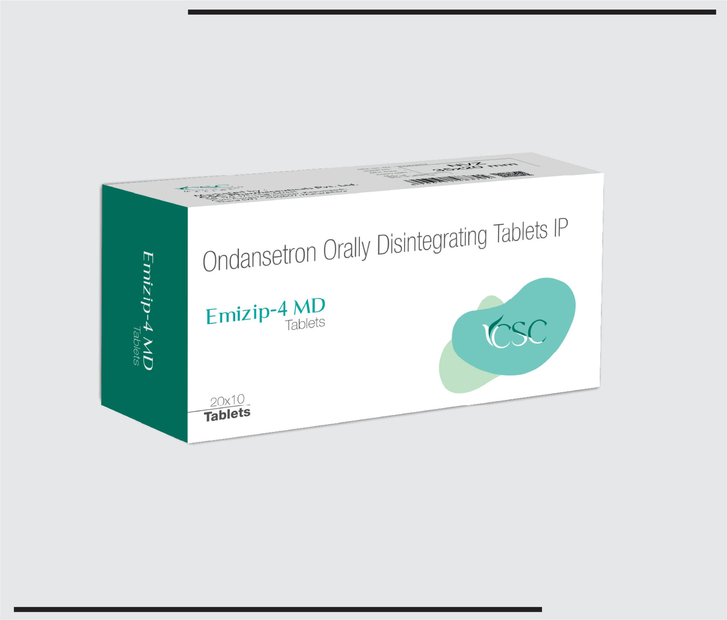 Emizip-4 MD (20x10) Ondansetron 4mg tablet CSC üretimi