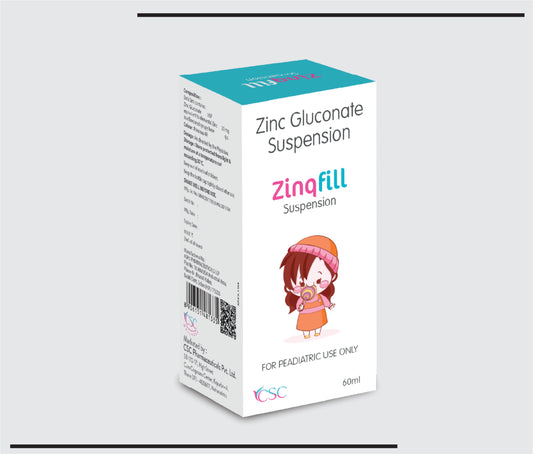 Zinqfill 60 مل (60 مل) زنك نقي 20 مجم من CSC