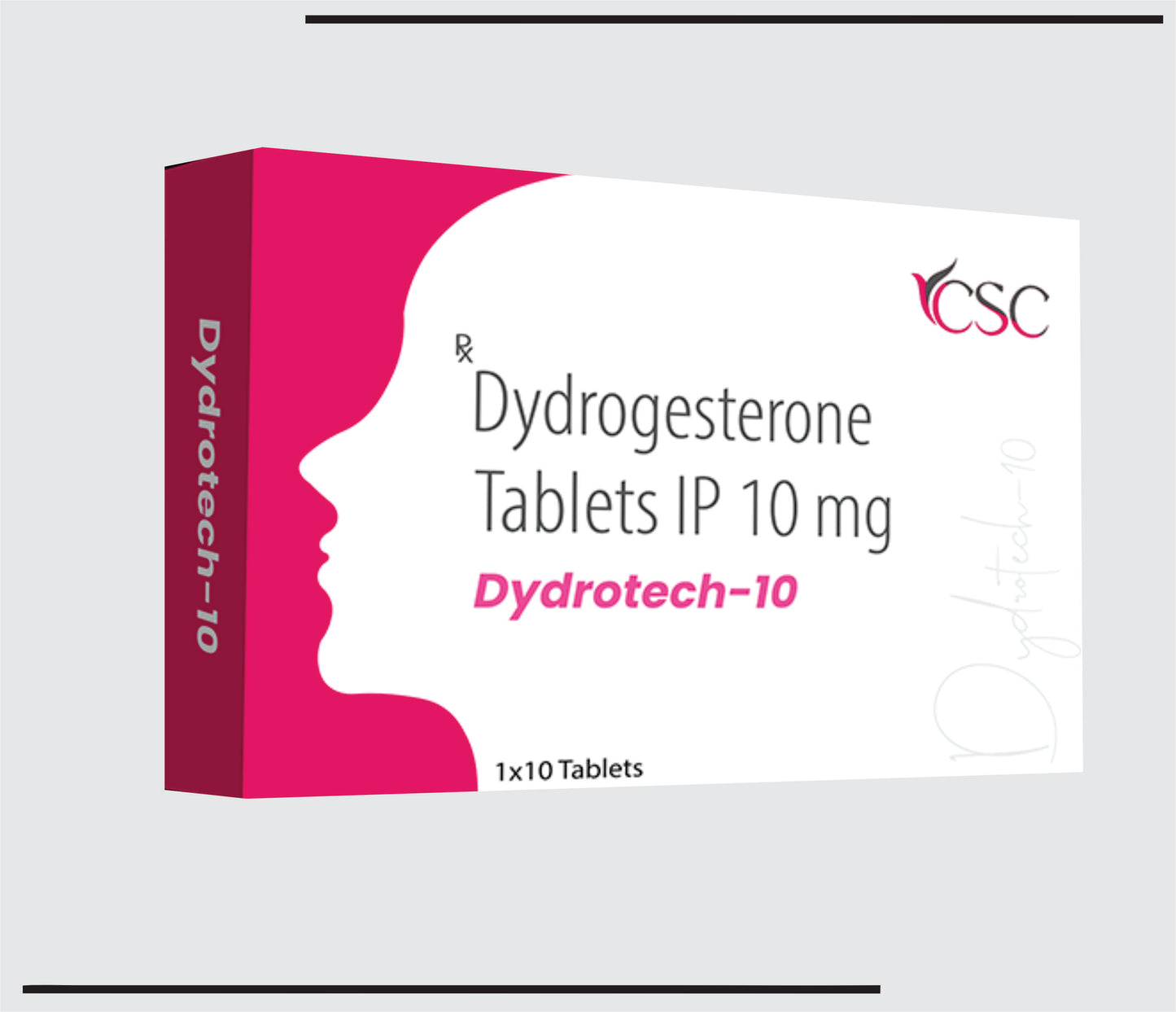 Dydrotech -10 (10x1x10 )Dydrogesterone 10 mg  by CSC