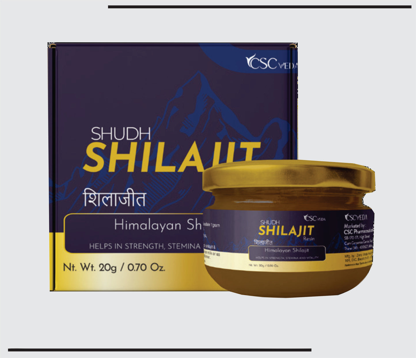 Shudh Shilajeet Resign  (20 gm  )100% Pure Shilajeet Resign  by CSC
