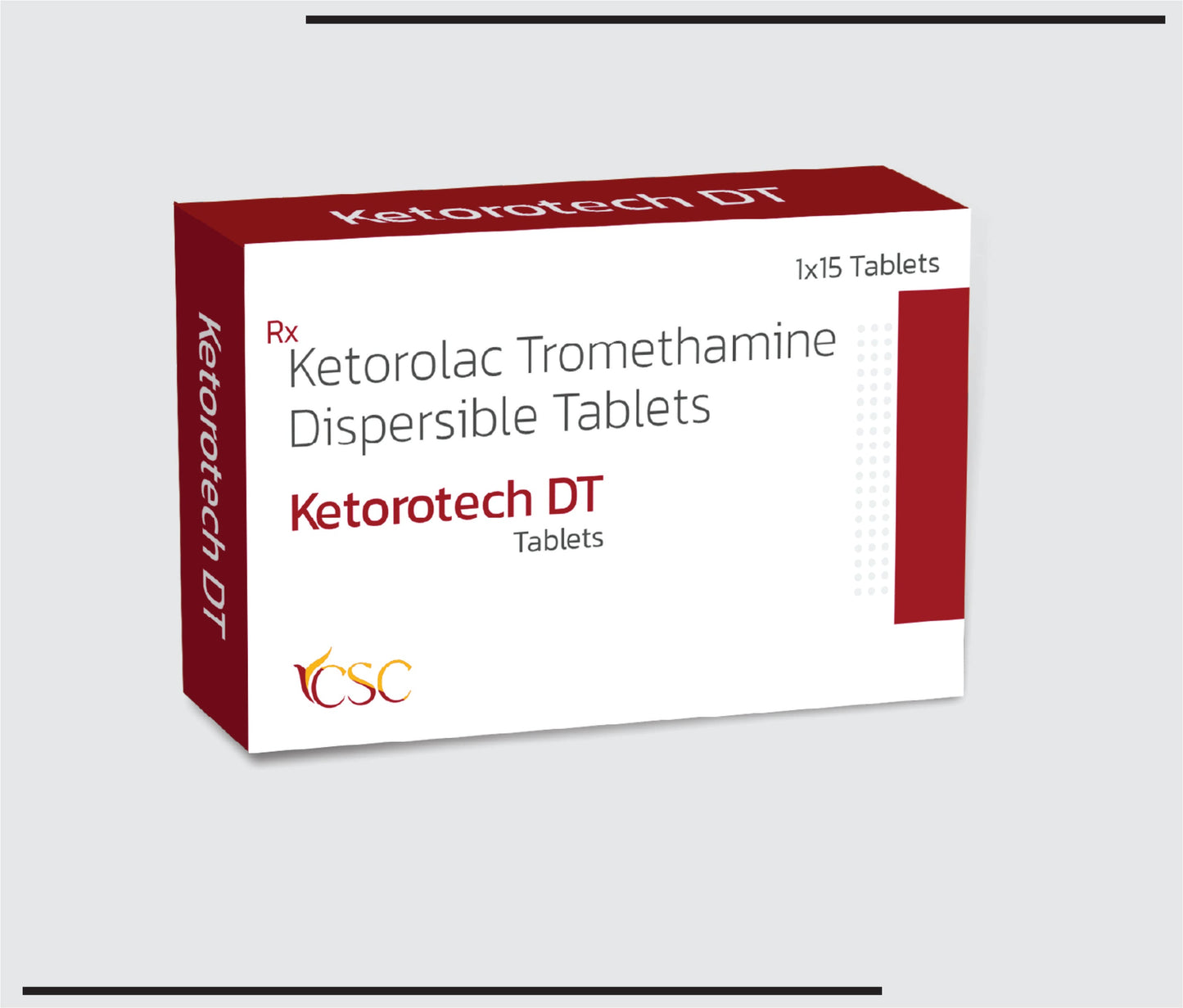 Ketorotech DT (10x1x15) Ketorolac Trometamin 10mg by CSC