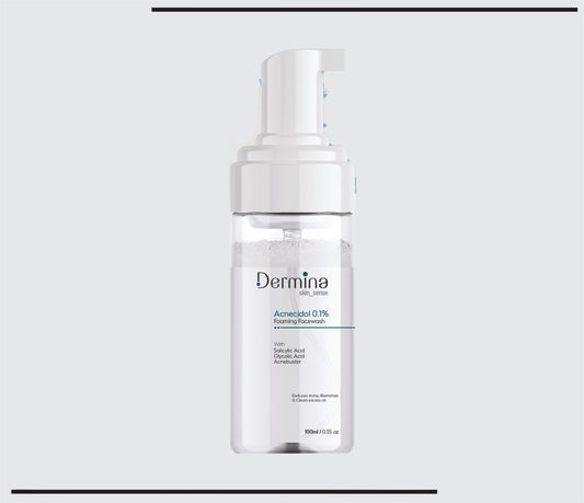 Acnecidol 0.1%  Foaming Facewash  New (100ml )Acnebuster +Salicylic Acid+Glycolic Acid by CSC