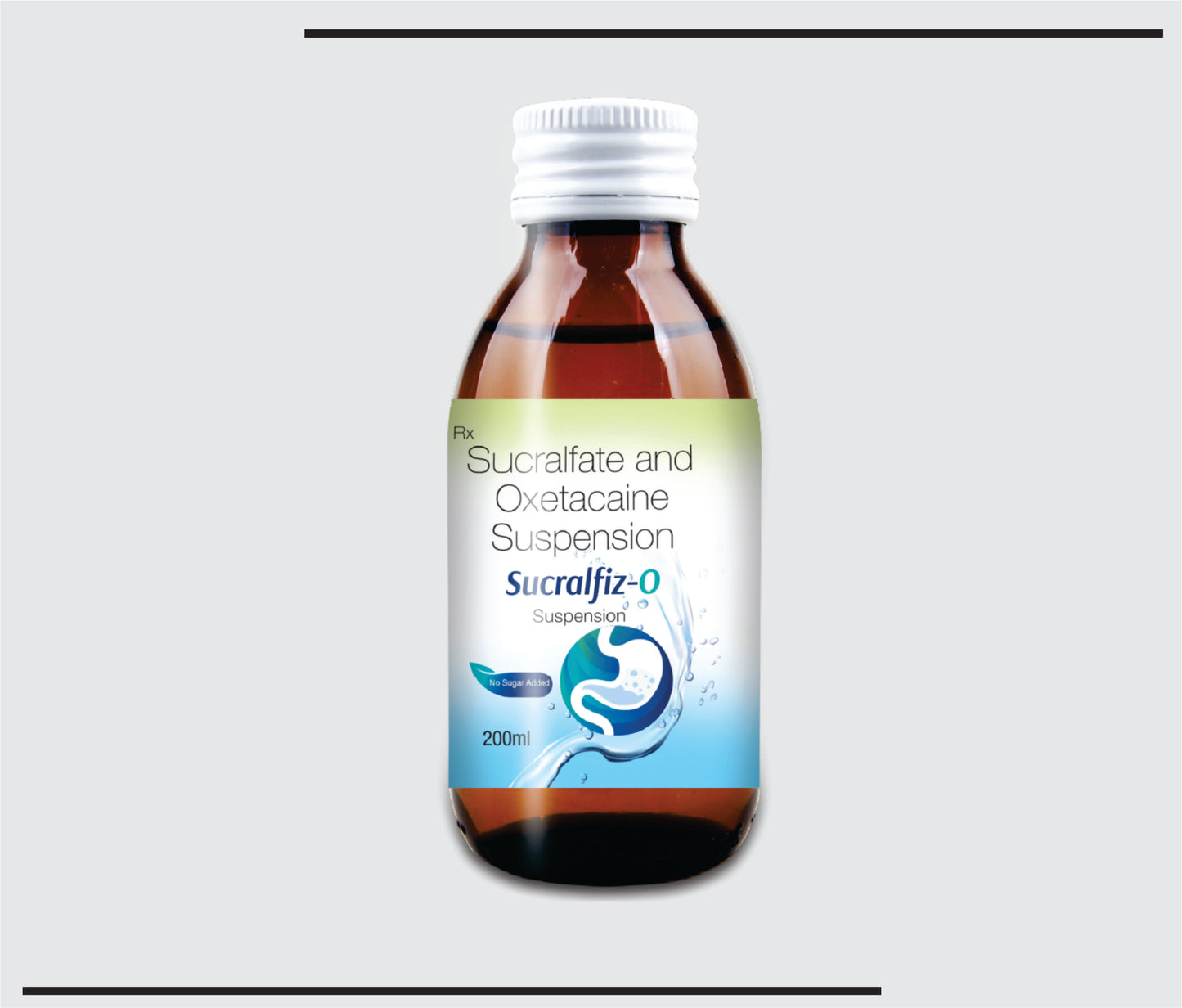 Sucralfiz-O (200ml )Sucralfate 1gm + Oxetacaine 20mg  by CSC