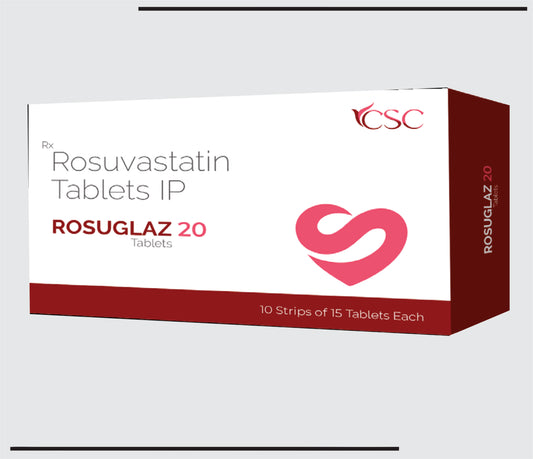 Rosuglaz 20  (10x15 )Rosuvastatin 20mg by CSC