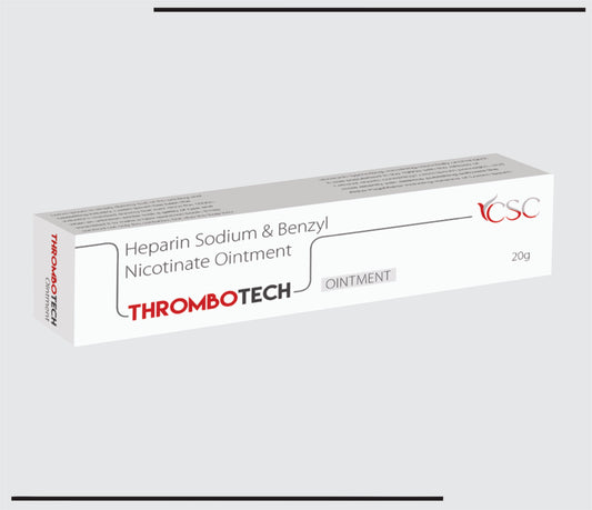 Thrombotech Ointment  (20 gm  )Heparian Sodium  + Benzyl Nicotinate by CSC