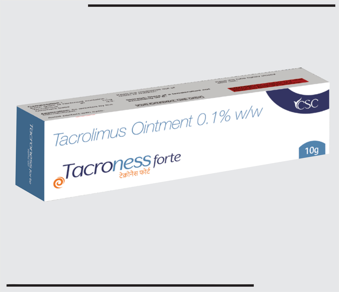 Tacroness Forte  (10 gm  )Tacrolimus 1mg by CSC