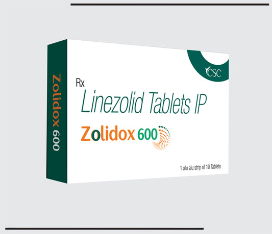 Zolidox -600 (10x1x10 )Linezolid 600 by CSC