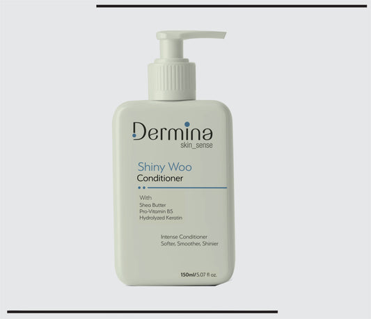Shiny Woo Conditioner  (150 ml  )Shea Butter, Pro -Vit. B5,Hydrolized Keratin by CSC