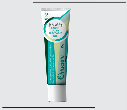 أوراكيور ألترا جل 15 جم (15 جم) محلول كلورهيكسيدين غلوكونات IP 1.0% + ليدوكائين هيدروكلوريد 2.0% وزن/وزن + ميترونيدازول IP 1.0% وزن/وزن + قاعدة جل من سي إس سي