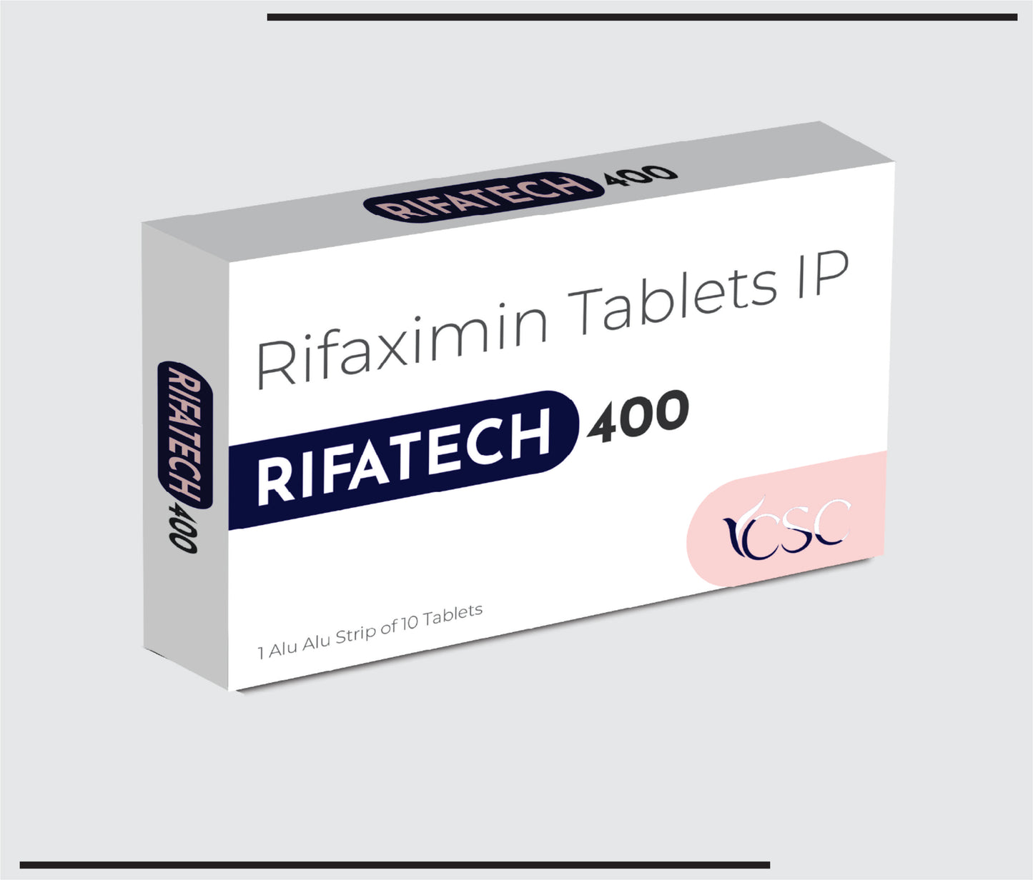 Rifatech 400 (10x1x10 )Rifaximin 400 mg  by CSC