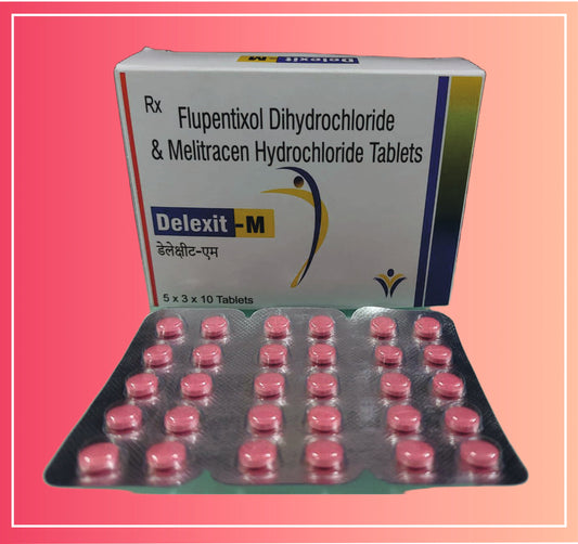 Flupenthixol Di Hcl 0.5, Melitracen Hcl 10 {Rate of 10 Tab} by Dellwich