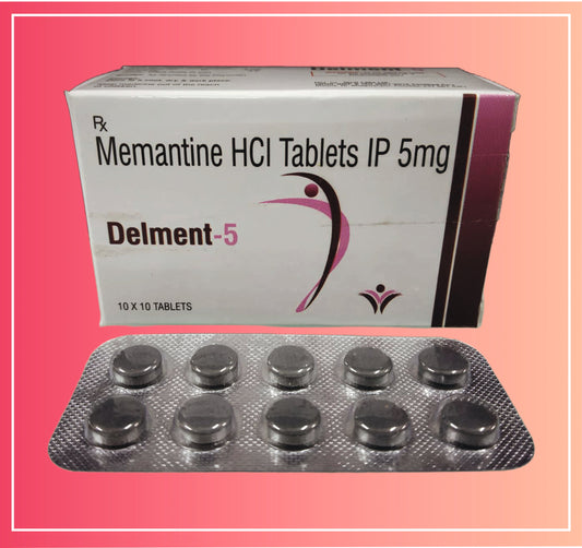 Memantine Hcl 5 {Rate of 10 Tab} by Dellwich
