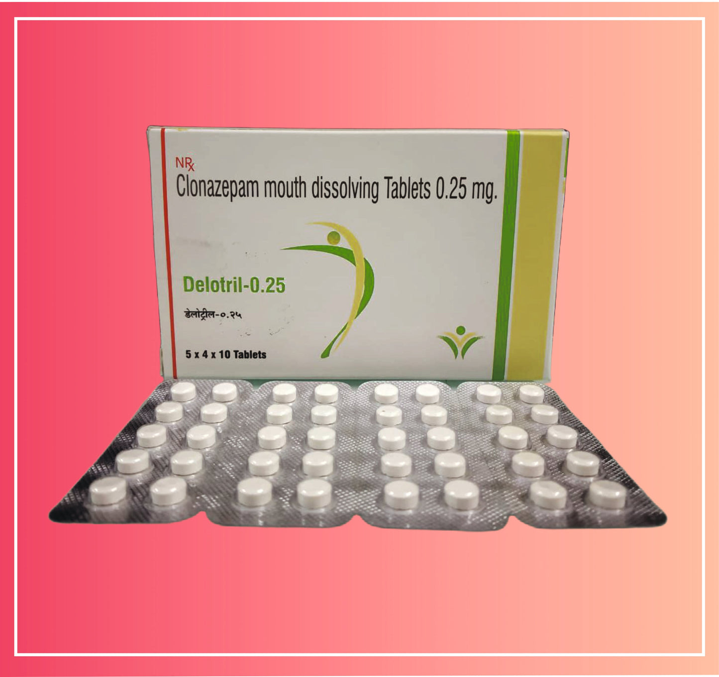 Klonazepam 0.25 (Sabah akşam) {10 tabletlik doz} Dellwich tarafından