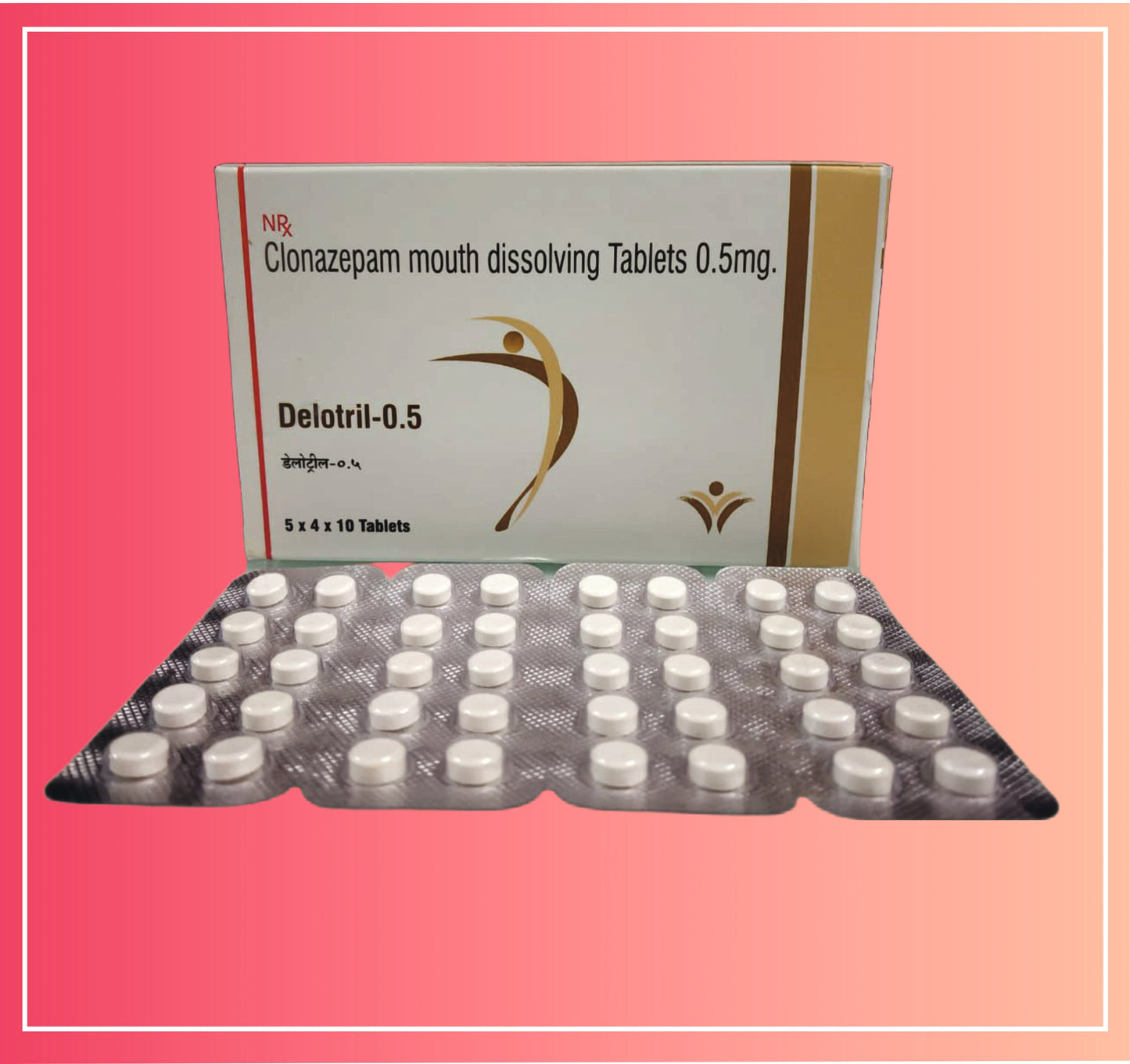 Klonazepam 0,5 (Md) {10 Tablet oranı} Dellwich tarafından