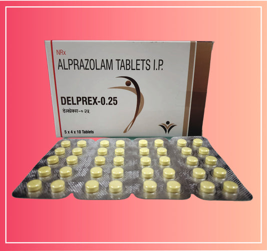 Alprazolam 0.25  {Rate of 10 Tab} by Dellwich