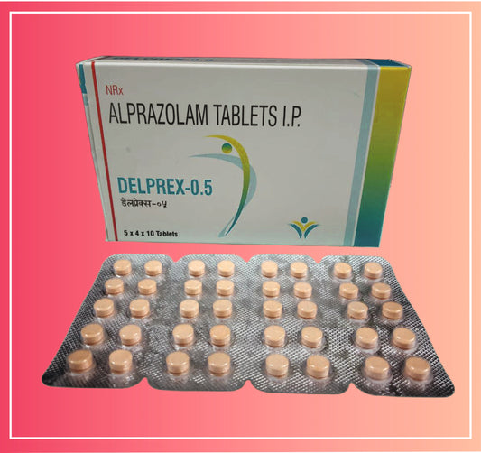 Alprazolam 0.5 {Rate of 10 Tab} by Dellwich