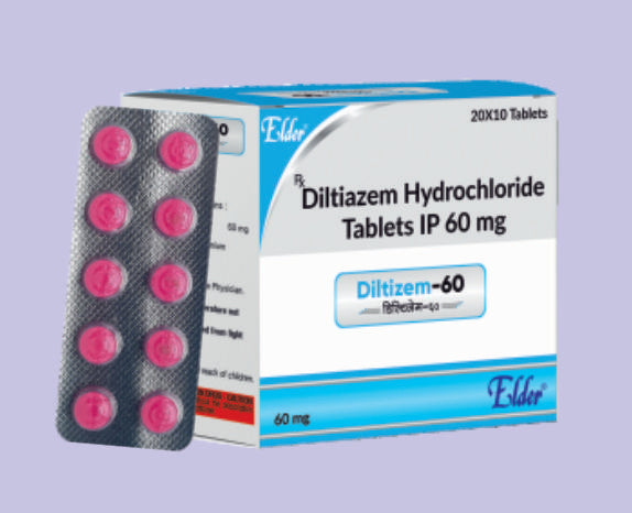 DILTIAZEM 60 TABLET 10'LU ( Diltiazem 60 MG
 ) Elder